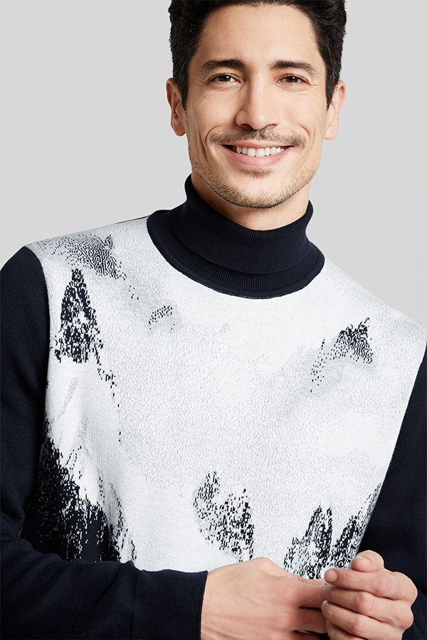 ΠΛΕΚΤΗ ΜΠΛΟΥΖΑ BUGATTI - 390 ΜΠΛΕ